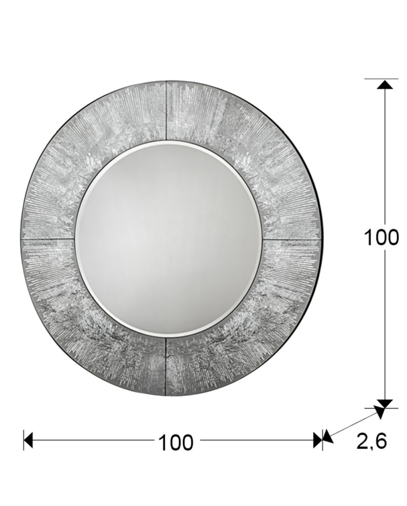 ESPEJO RDO. AURORA PLATA